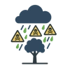 Illustration of Acid Rain