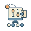 Illustration of Binary Code (How Computers Count)