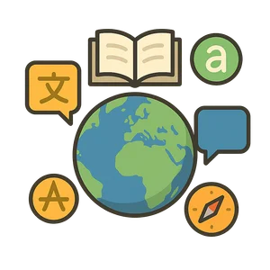 Illustration of Languages of the World