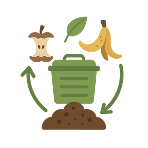 Illustration of Composting