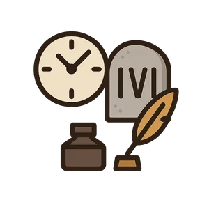 Illustration of Roman Numerals