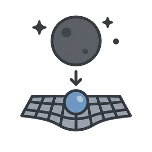 Illustration of General Theory of Relativity