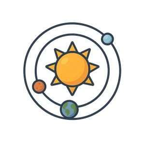 Illustration of Heliocentrism