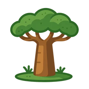 Illustration of Baobab Tree