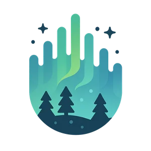 Illustration of Aurora Borealis