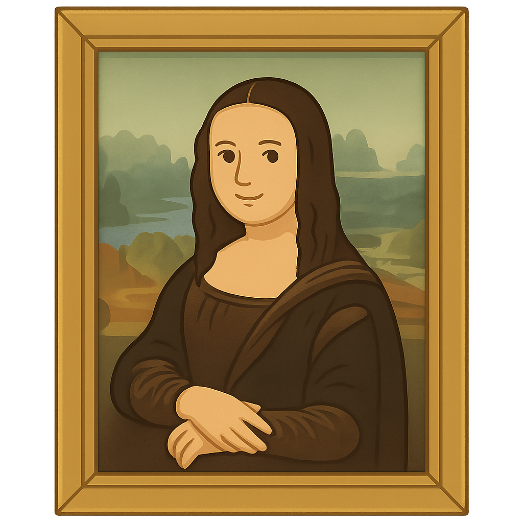 Illustration of The Mona Lisa