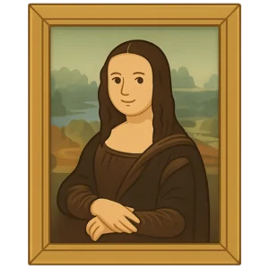 Illustration of The Mona Lisa