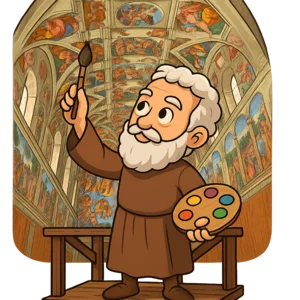 Illustration of The Sistine Chapel Ceiling