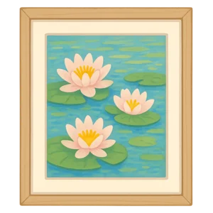 Illustration of Water Lilies