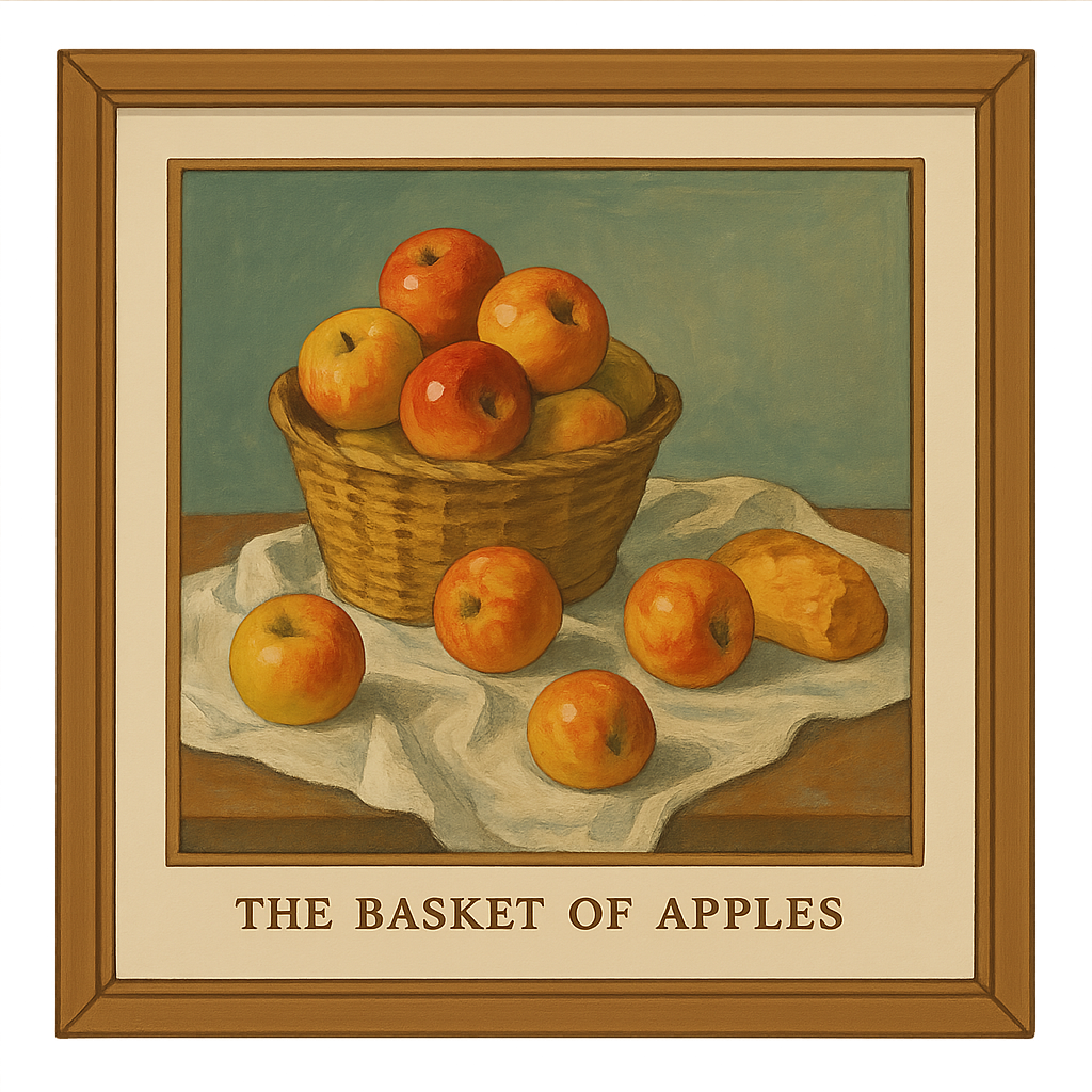 Illustration of The Basket of Apples