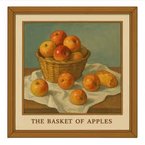 Illustration of The Basket of Apples