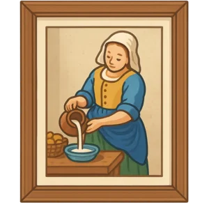 Illustration of The Milkmaid