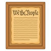 Illustration of United States Constitution
