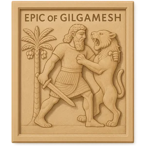 Illustration of Epic of Gilgamesh