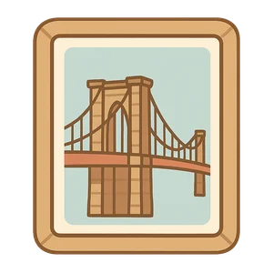 Illustration of Brooklyn Bridge