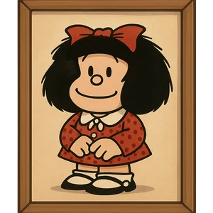 Illustration of Mafalda