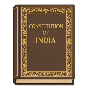 Illustration of Constitution of India