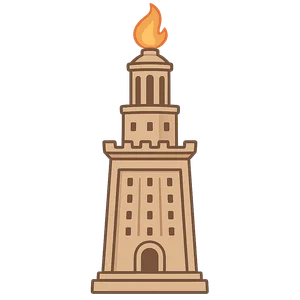 Illustration of Pharos of Alexandria