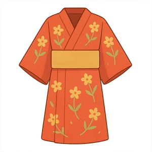 Illustration of Kimono