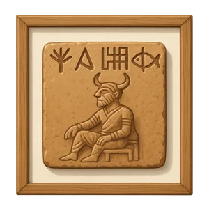 Illustration of Indus Script