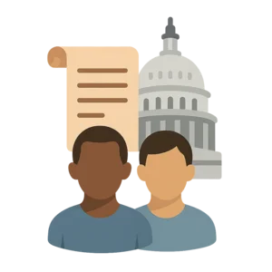 Illustration of U.S. Civil Rights Movement