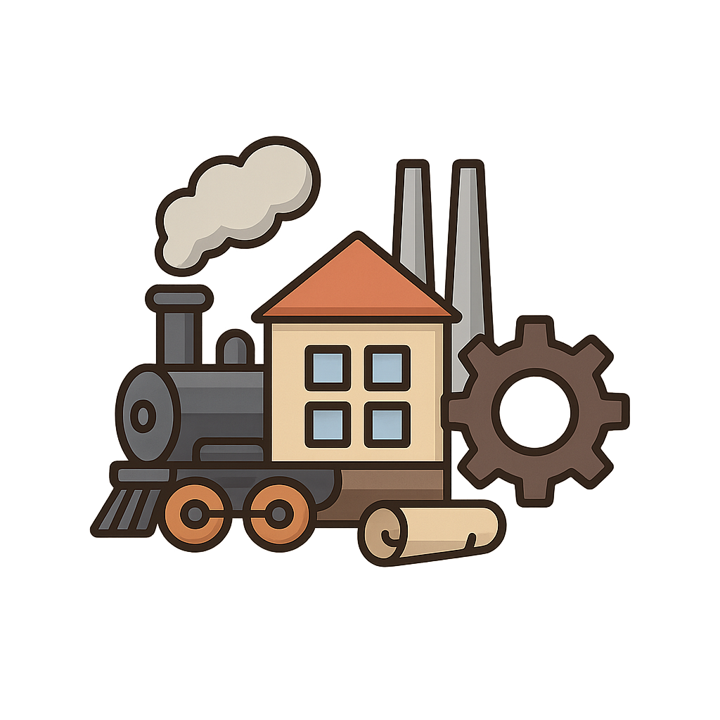 Illustration of Industrial Revolution