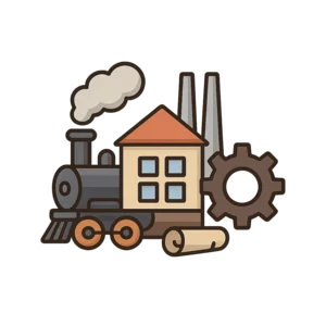 Illustration of Industrial Revolution