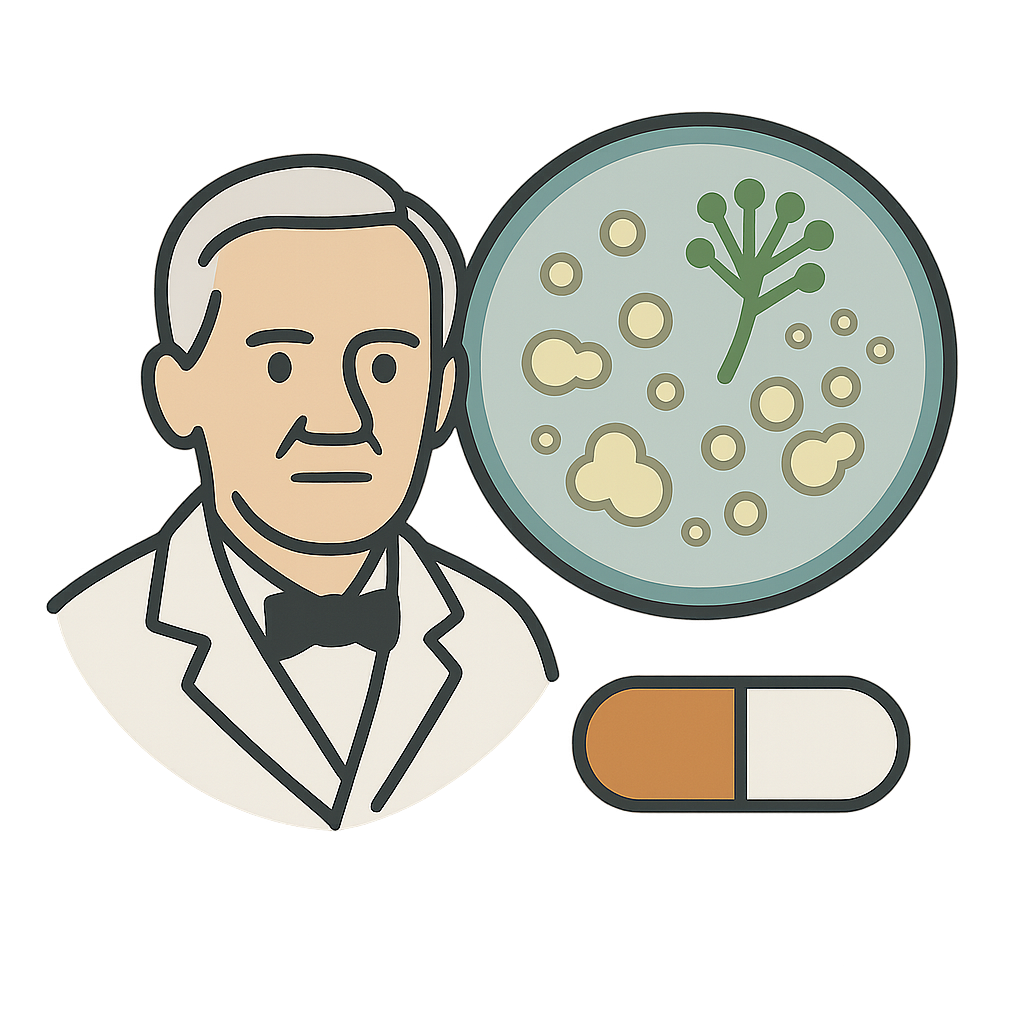 Illustration of Discovery of Penicillin
