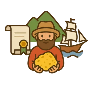 Illustration of Gold Rush