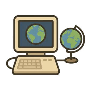 Illustration of Invention of the Internet