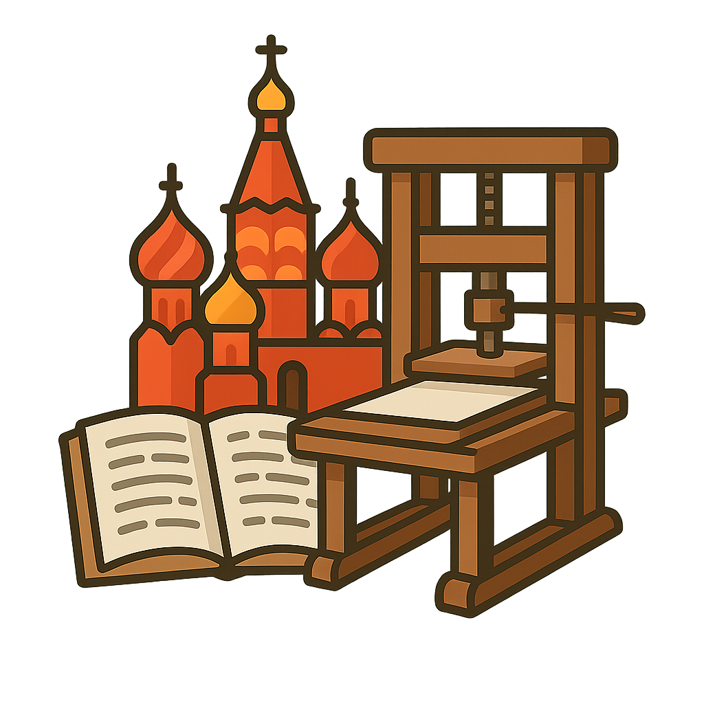 Illustration of Printing Press Revolution