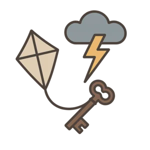 Illustration of Discovery of Electricity