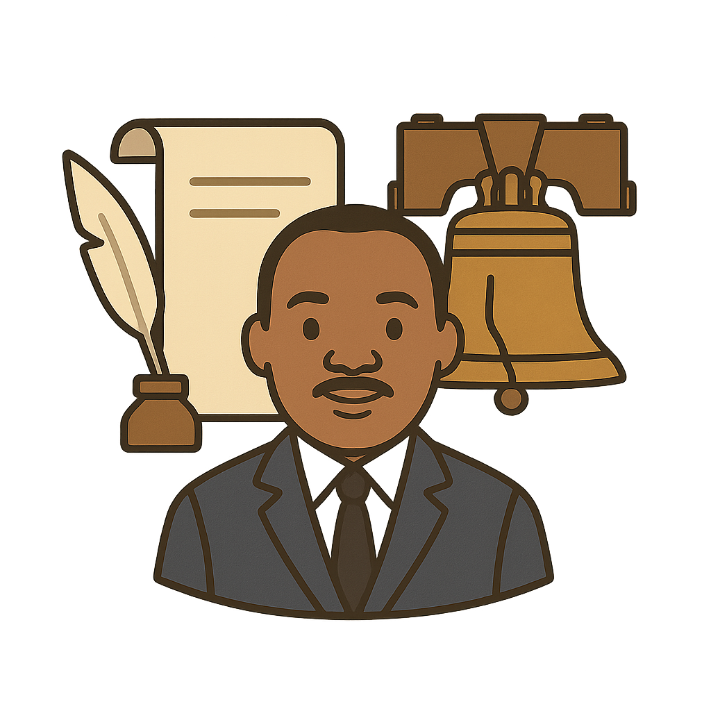 Illustration of Martin Luther King Jr. Day