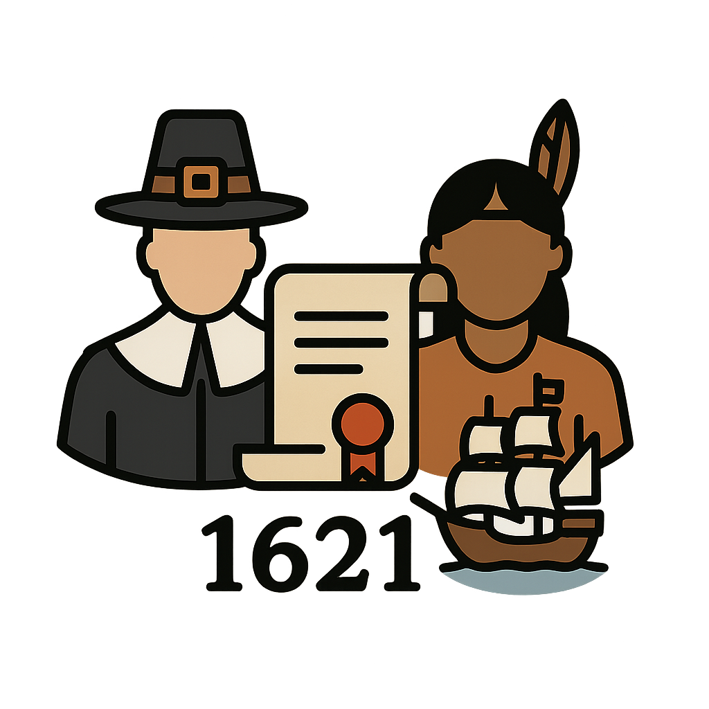 Illustration of First Thanksgiving (1621)