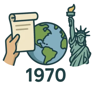 Illustration of First Earth Day (1970)