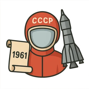 Illustration of First Man in Space (1961)