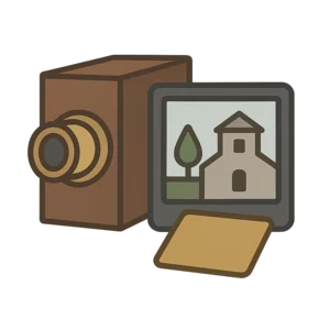 Illustration of First Photograph (1826)