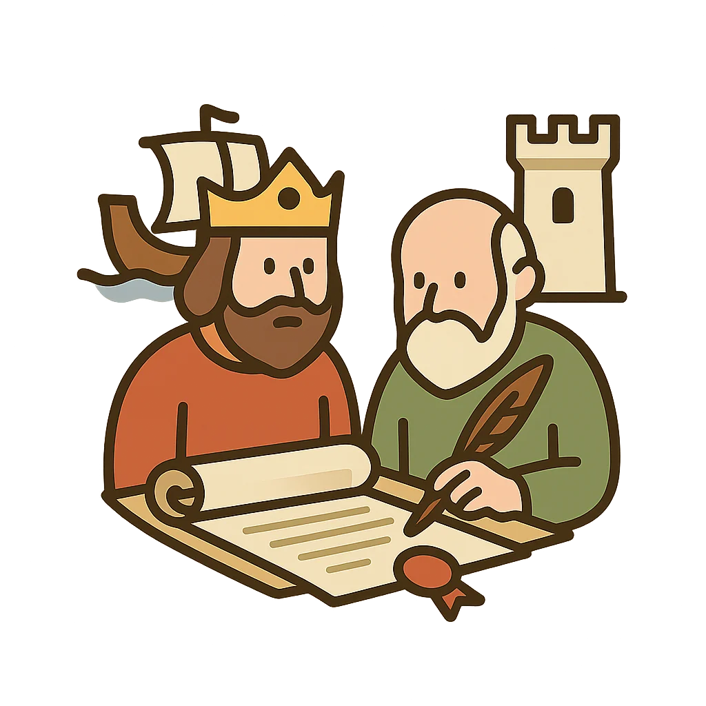Illustration of Signing of the Magna Carta (1215)