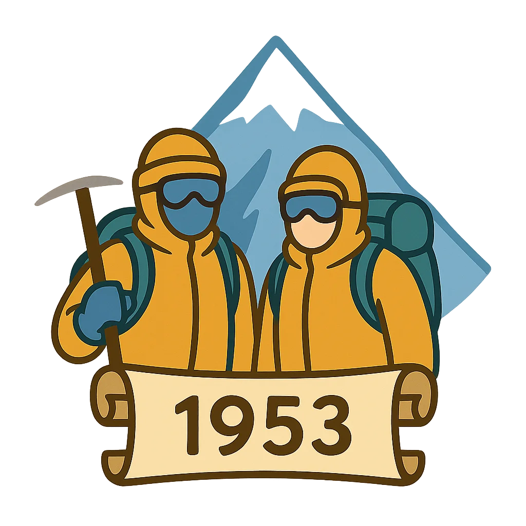 Illustration of The First Ascent of Mount Everest (1953)