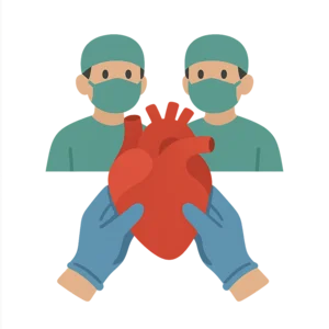 Illustration of The First Successful Heart Transplant (1967)