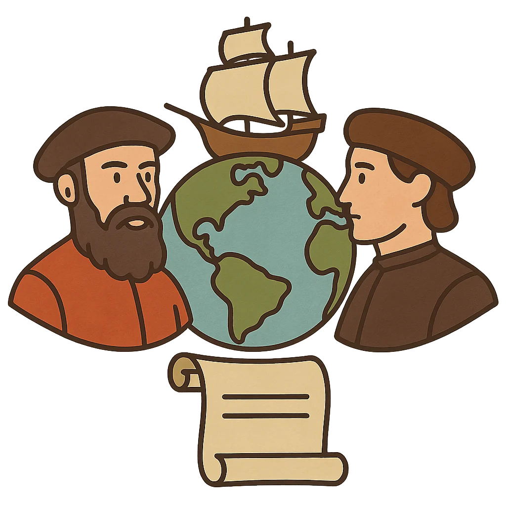 Illustration of The First Circumnavigation of the Earth (1519–1522)