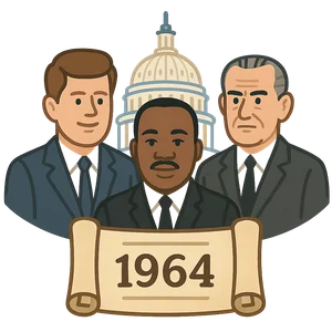 Illustration of Civil Rights Act of 1964