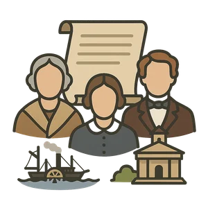 Illustration of Seneca Falls Convention