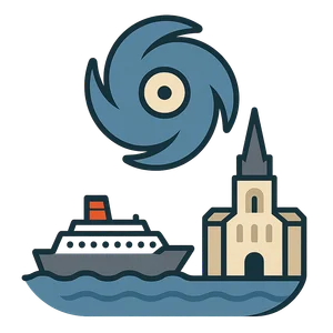 Illustration of Hurricane Katrina