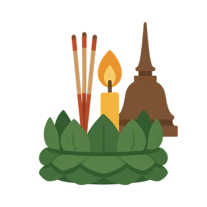 Illustration of Loy Krathong