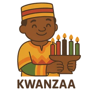 Illustration of Kwanzaa - American