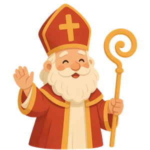 Illustration of Saint Nicholas Day - Belgian