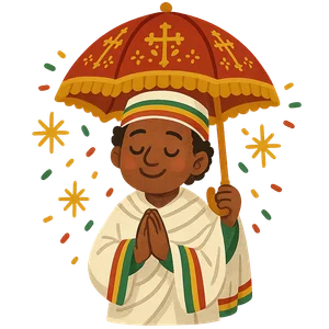 Illustration of Timkat - Ethiopian