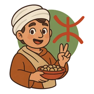 Illustration of Yennayer - Amazigh