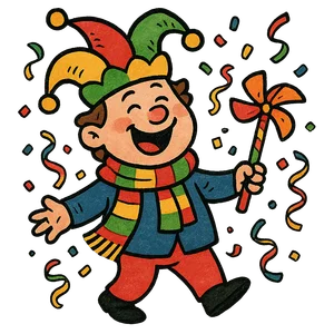 Illustration of Carnival - Dutch